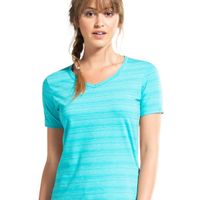 Jockey J Teal V-Neck T-Shirt