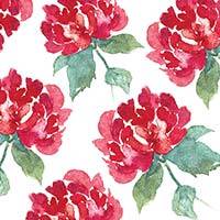 Peony & White Lily