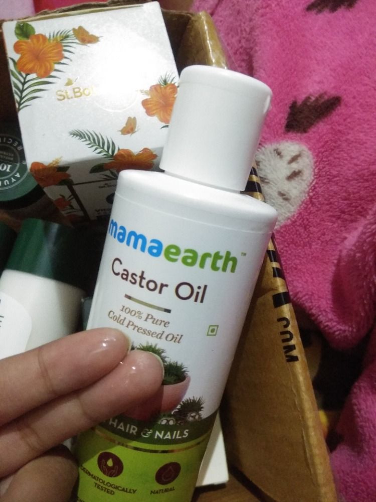 mamaearth castor oil