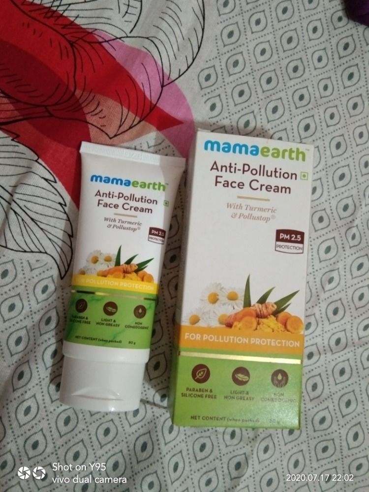 mamaearth anti pollution cream