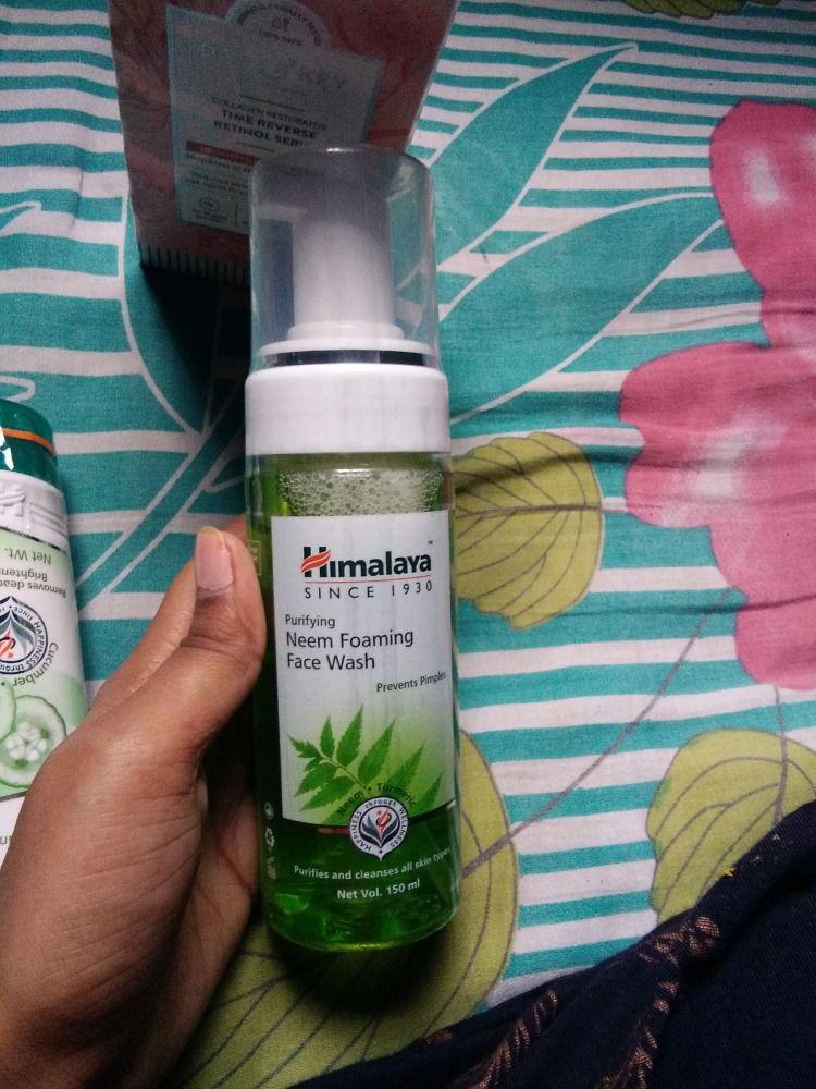 Himalaya Herbals Purifying Neem Foaming Face Wash Buy Himalaya Herbals Purifying Neem Foaming Face Wash Online At Best Price In India Nykaaman