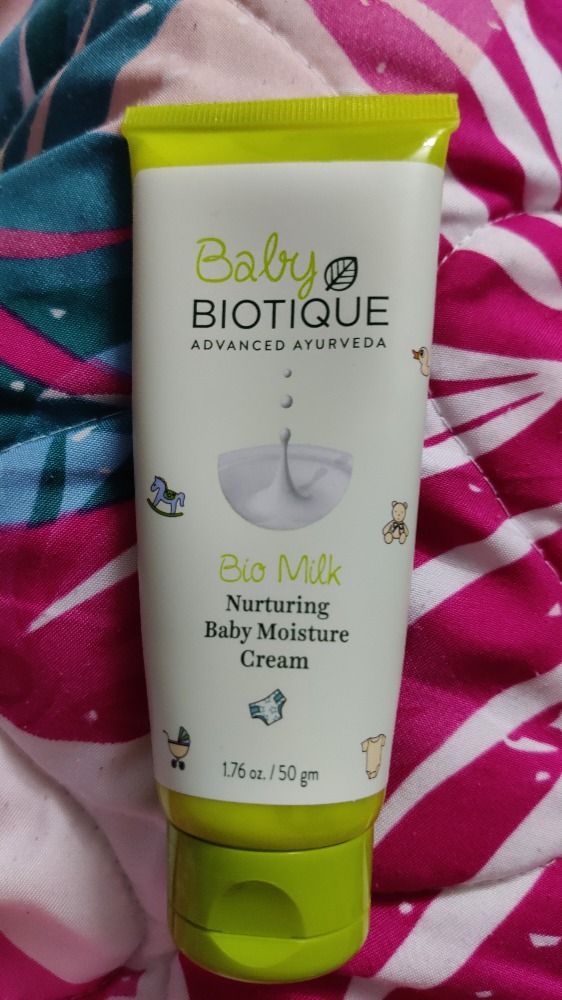 biotique bio milk nurturing baby moisture cream