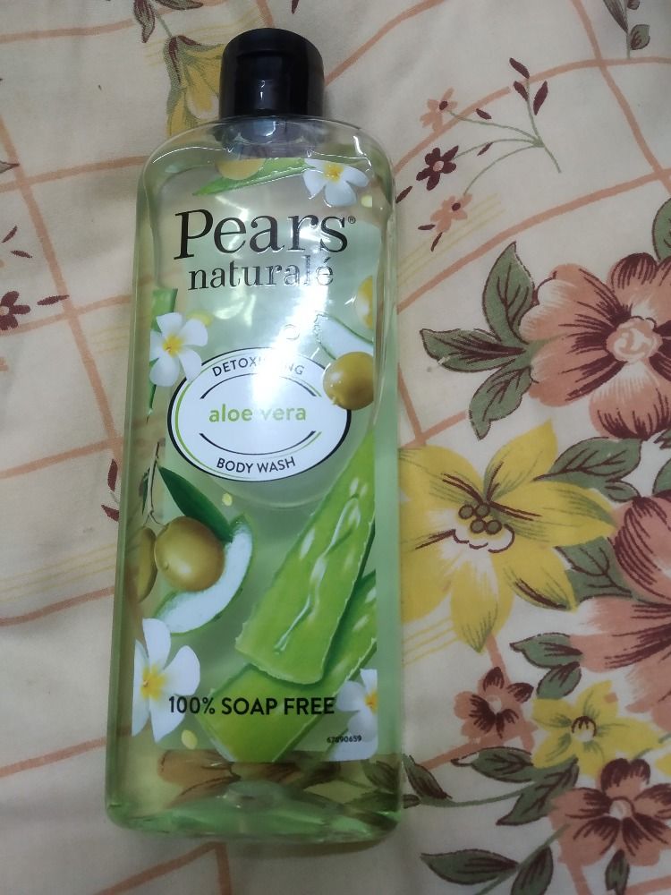 Pears Naturale Detoxifying Aloe Vera Body Wash Paraben Free Shower Gel