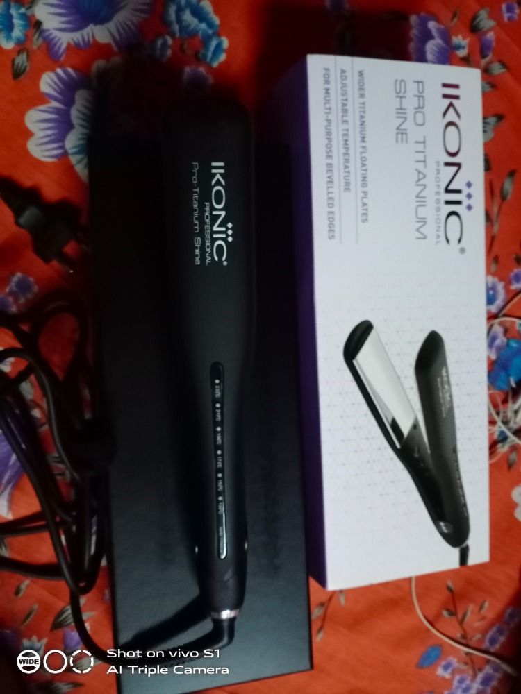 ikonic pts pro titanium shine straightener