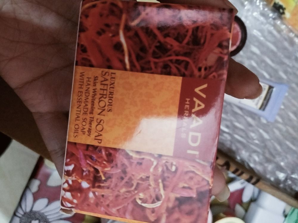 Vaadi Herbals Luxurious Saffron Soap Skin Whitening Therapy