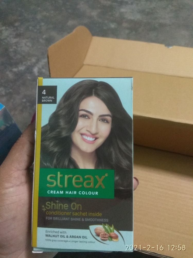 Buy Streax Professional Argan Secrets Hair Colourant Cream  Brown 4 60gm  Online in India  Pixies