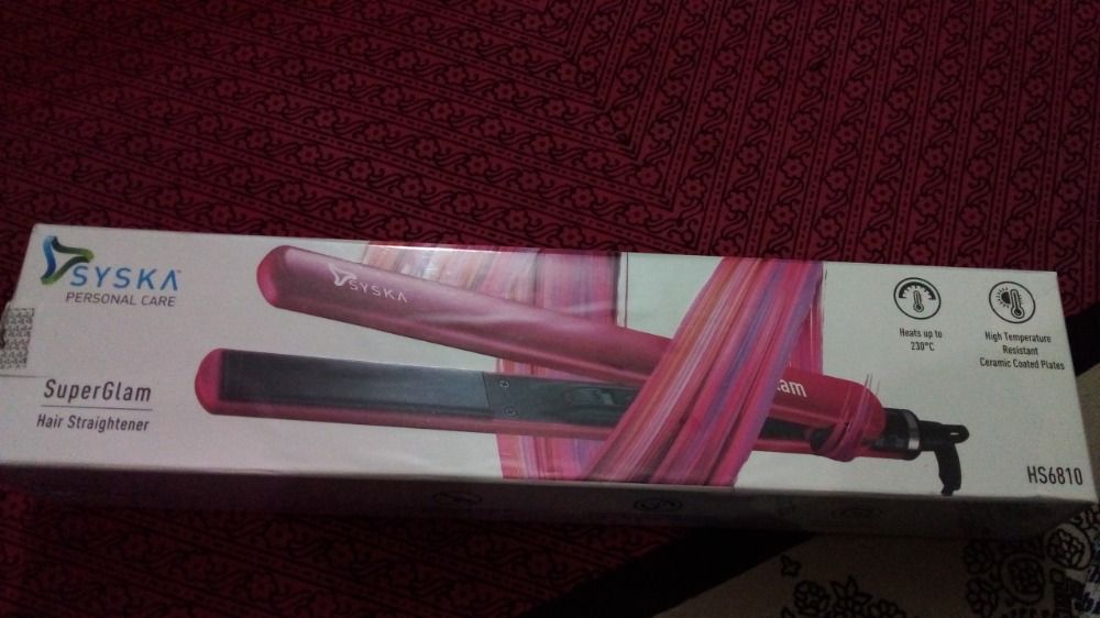 syska super glam hs6810 hair straightener
