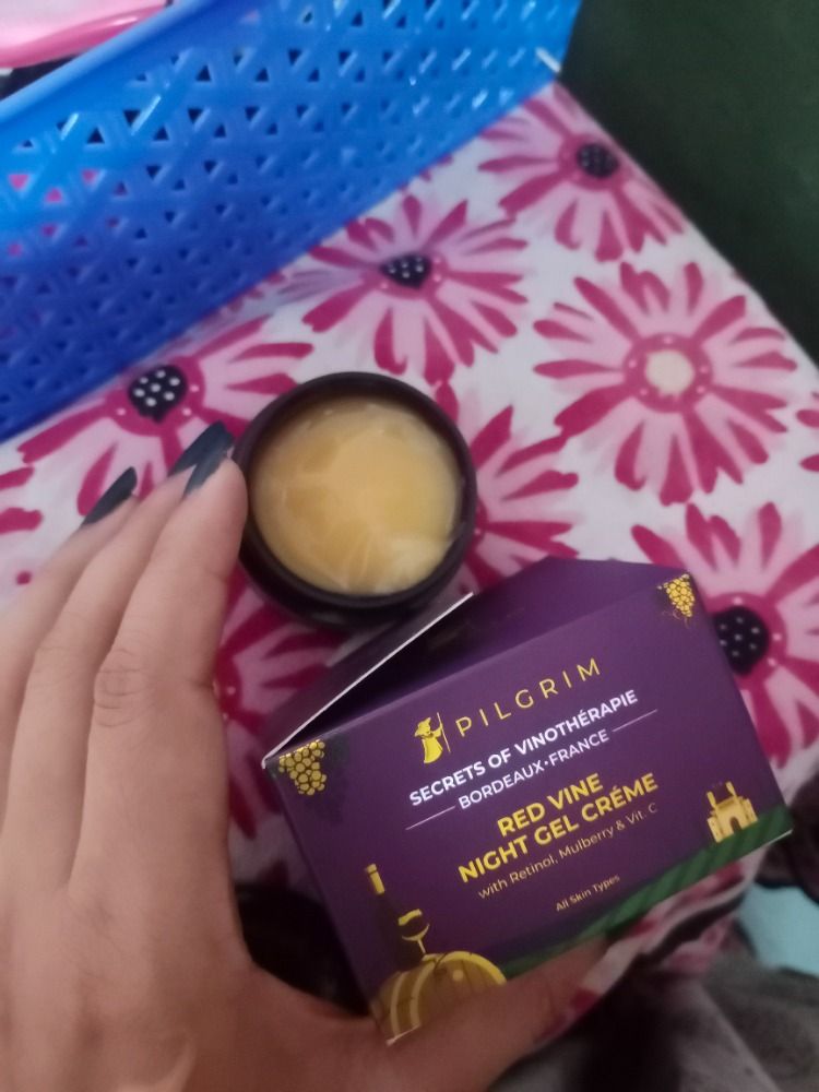 Pilgrim Red Vine Night Gel Creme with Retinol Mulberry & Vitamin C