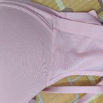 Breathe Cotton Padded wireless Triangle T-shirt bra 3/4th coverage - Pink  NYB003