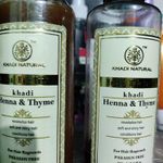 Khadi Natural Thyme & Henna Hair Tonic Paraben Free Reviews | NykaaMan