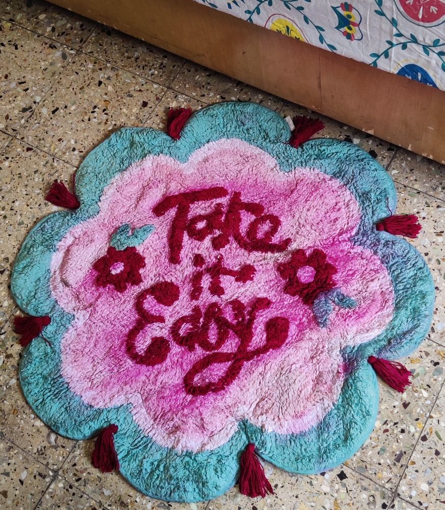 Chumbak Take It Easy Bath Rug Reviews Online Nykaa