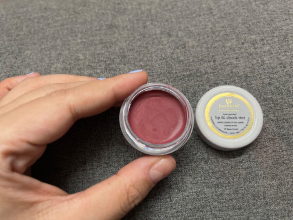 Just Herbs Lip & Cheek Tint and Blush for Eyelids, Cheeks & Lips