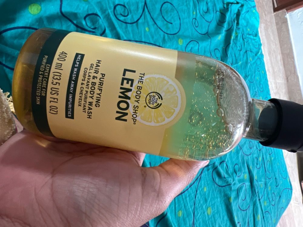 The Body Shop Lemon Purifying Hair & Body Wash Reviews Online Nykaa