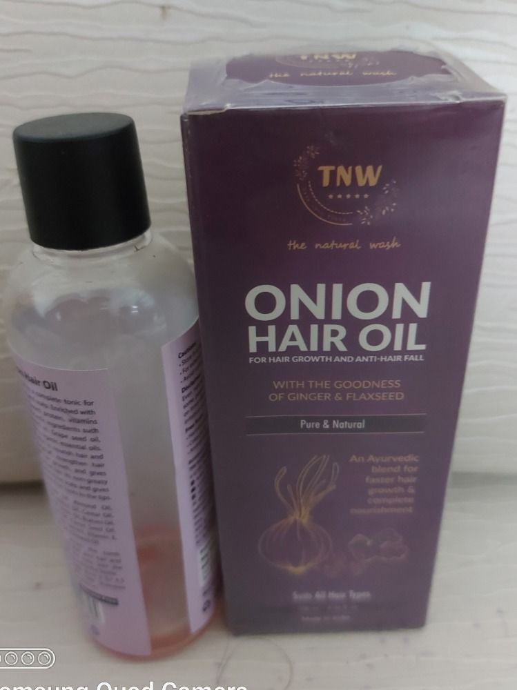 TNW The Natural Wash Onion Hair Oil for Hair Growth & Reduce Hair Fall