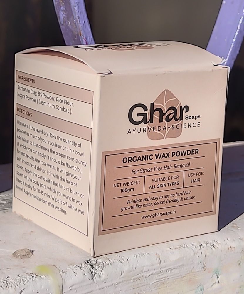 Ghar Soaps Organic Wax Powder For Hair Removal Reviews Online Nykaa