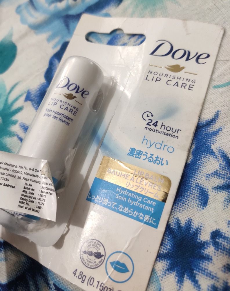 Buy Dove Hydro Nourishing Lip Care, Lip Balm, 24 Hours Moisturisation Online