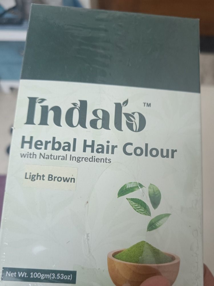 Indalo Ammonia Free Vibrant Light Brown Hair Color With Natural Ingredients Light Brown 4414