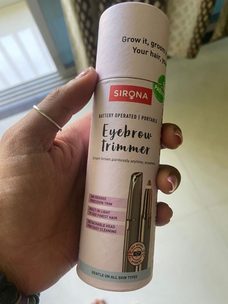 Sirona Electronic Eyebrow Facial Hair Removal Trimmer or Razor for