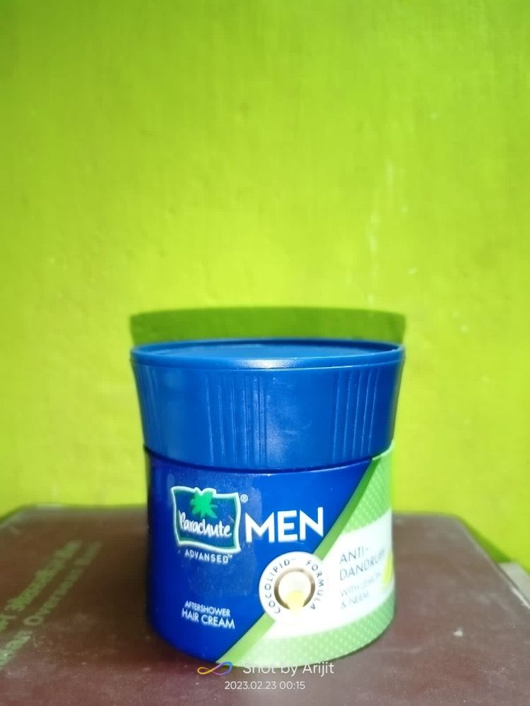 Parachute Men Advansed Lemon  Neem AntiDandruff Aftershower Hair Cream  100 g  JioMart