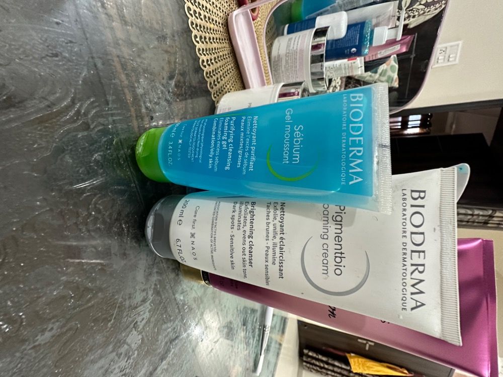 Bioderma Pigmentbio Foaming Cream Brightening Exfoliating Cleanser For