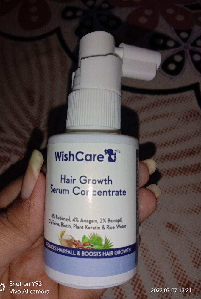 Wishcare Hair Growth Serum Concentrate - Redensyl, Anagain, Caffeine ...