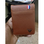 PU Leather 9 Slot Vertical Credit Debit Card Holder Money Wallet Zipper Coin  Purse for Men