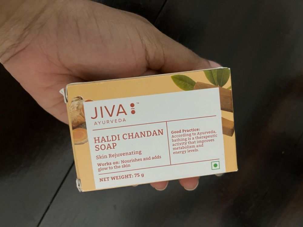 Jiva Ayurveda Haldi Chandan Soap Reviews Online Nykaa