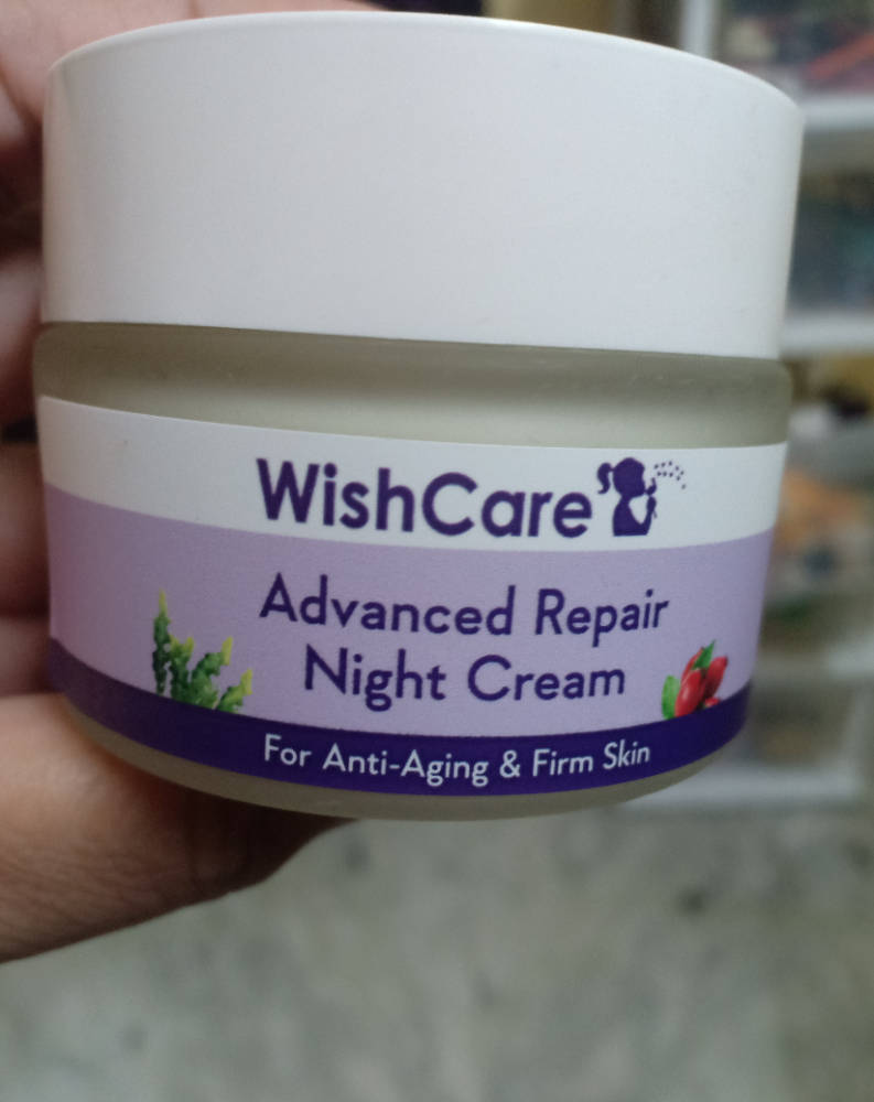 WishCare Advance Repair Nachtcreme Mit Retinol & Kollagen-Booster – Anti-Aging Pflege Für Straffe Haut, 50 G