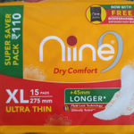 Niine Dry Comfort Ultra Thin XL - 40 Pads Super Saver Pack