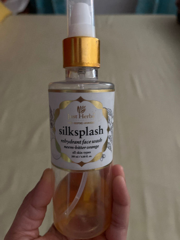 Just Herbs Silksplash Face Wash for all Skin Types Paraben & SLS Free