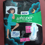 Whisper Bindazzz Nights Xl Plus - 44 Pad Upto 10.00% Off 44 Pads