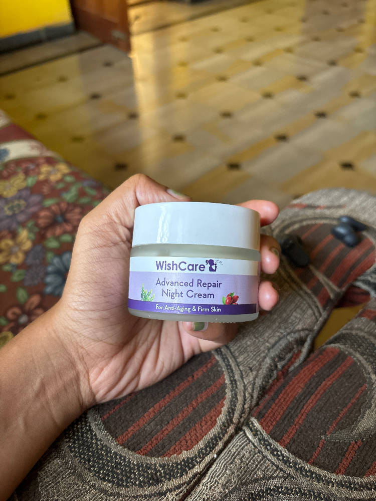 WishCare Advance Repair Nachtcreme Mit Retinol & Kollagen-Booster – Anti-Aging Pflege Für Straffe Haut, 50 G