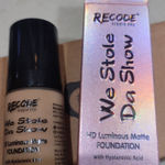 Recode HD Luminous Matte Foundation Reviews Online Nykaa