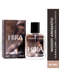 HIRA Oak and Smoke Long-Lasting Eau De Parfum for Men (Leath...