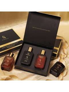 NISARA Men Perfume Gift Set - Men of the Night & Smoky Oud,L...