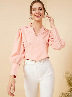 Elegant Cotton Office Formal Women Shirt Blouse  Women shirt blouse, Fresh  outfits, Womens shirts