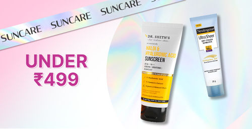 Suncare Under ₹499