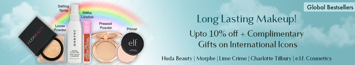 Lime Crime;MORPHE;Huda Beauty;e.l.f. Cosmetics;Charlotte Tilbury