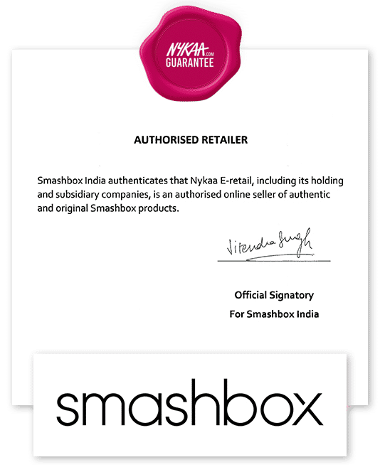 Smashbox authenticity certificate