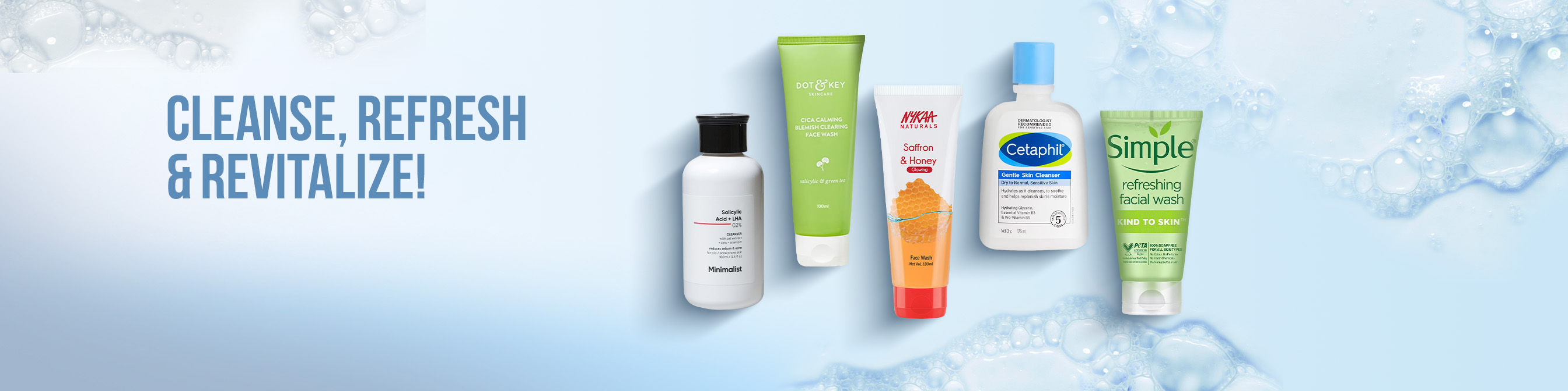 nykaa.com - Face cleansers by top brand