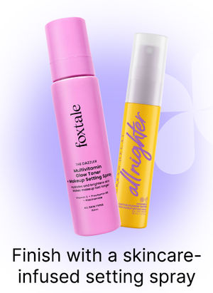 Finish with a skincare-infused setting spray.