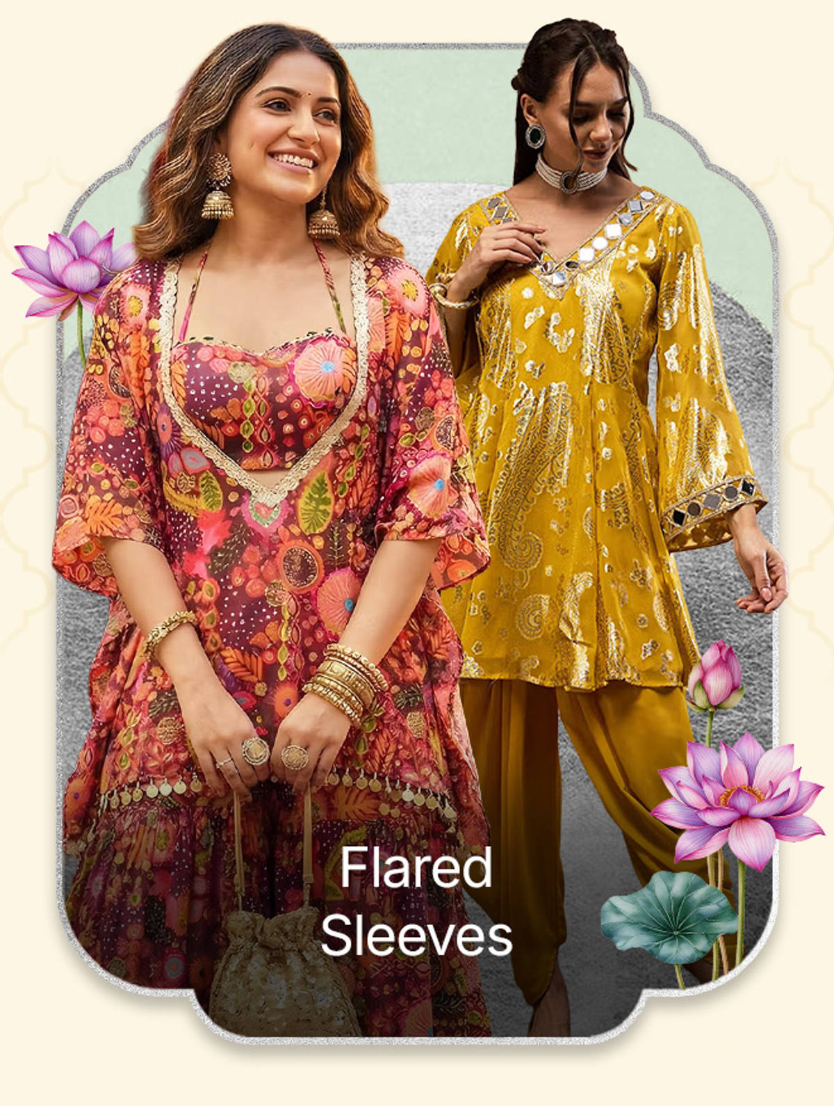 flared-sleeves