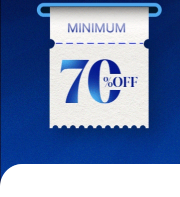 Minimum 70% Off