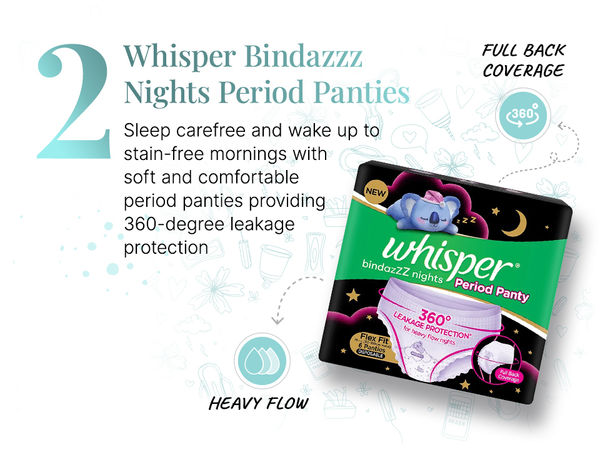 whisper-bindazzz-nights-period-panties-pack-of-6-pants
