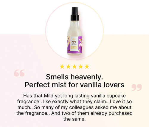 Plum BodyLovin' Vanilla Vibes Body Mist, Perfume Body Spray, Sweet Vanilla Fragrance for Women