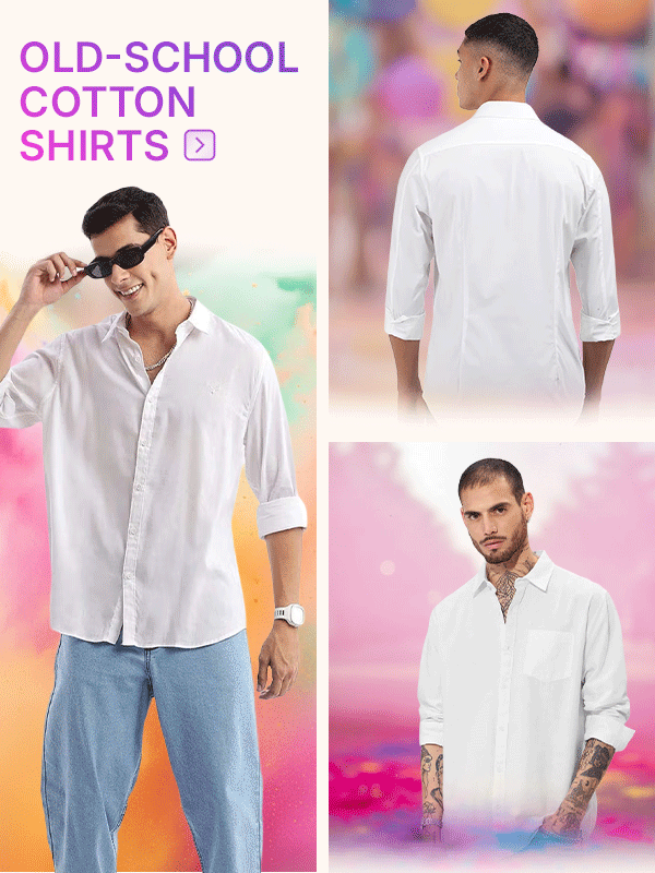 Old-school cotton shirts