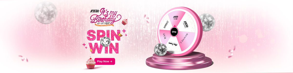 nykaa birthday spin the wheel