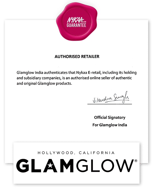 Glamglow authenticity certificate