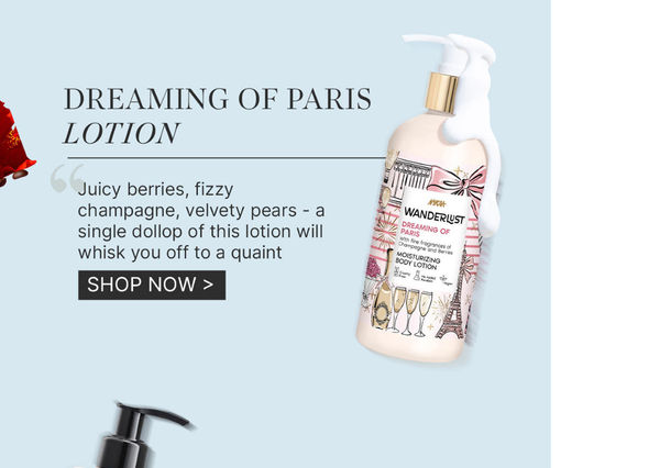 Wanderlust Dreaming of Paris Lotion