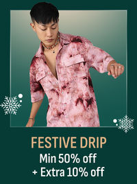 Festive Drip - Textured Shirts